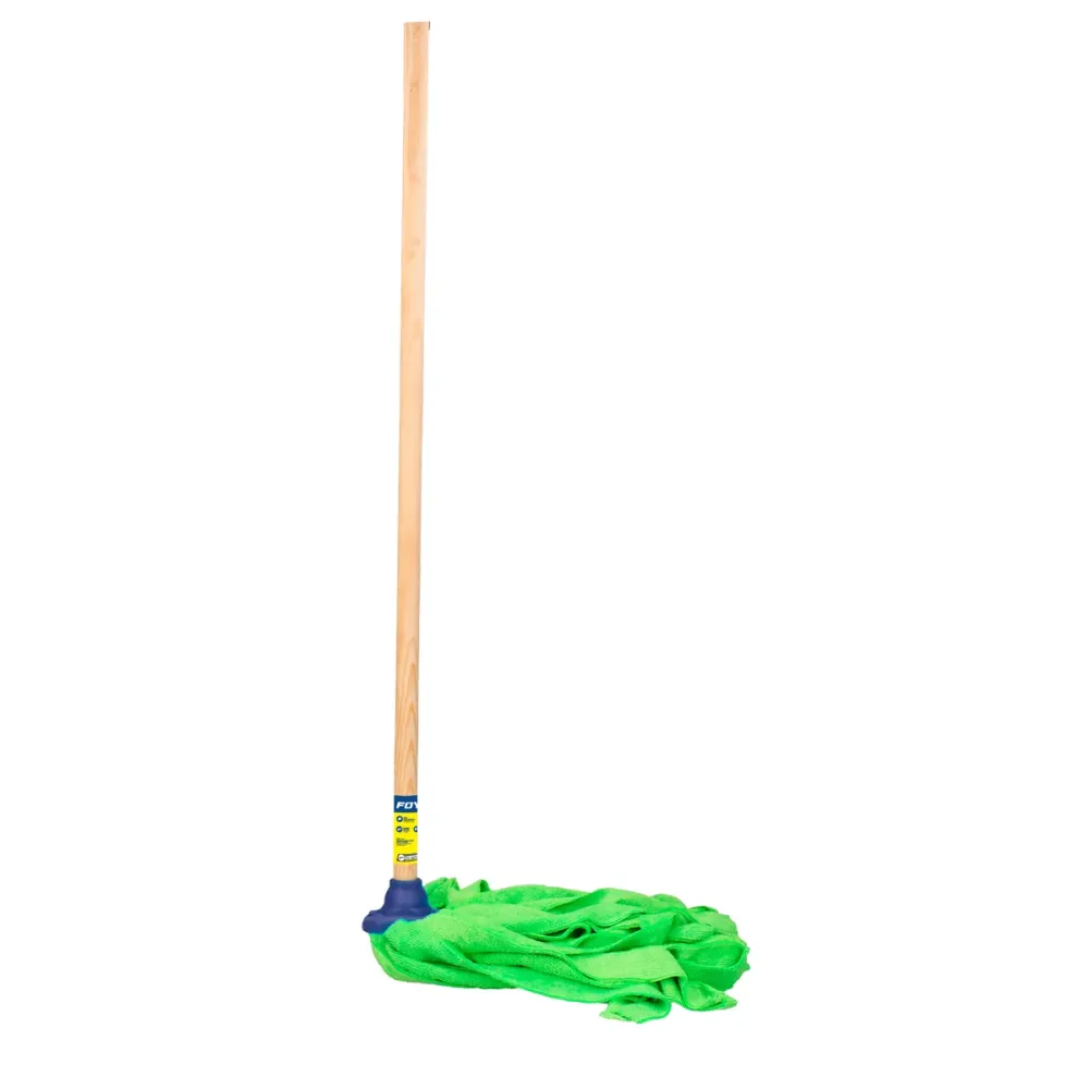 Desherbador Térmico Trapeador de microfibra con bastón de madera 120 cm, 470 gr Foy
