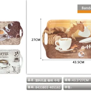 Ecológico y Biodegradable BANDEJA PLASTICO MT53017 43.5*7CM