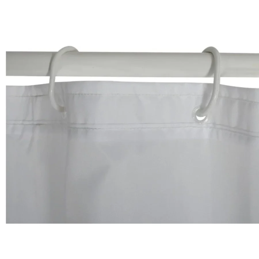 Eliminador de Musgo Tenda da doccia anti-muffa poliestere 100% bianco/grigio collezione DELIA