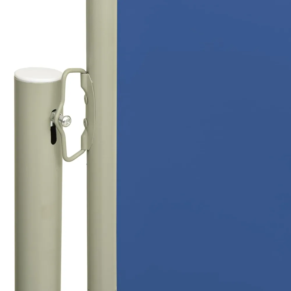 Lanza de Vapor vidaXL toldo lateral retráctil de jardín azul 117x300 cm