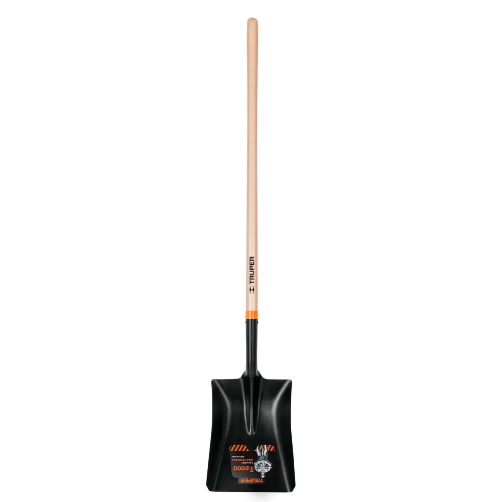 Malla Anti-hierbas Pala T-2000 Cuadrada, Tipo Español, Mango Alargado 43", Truper 11391