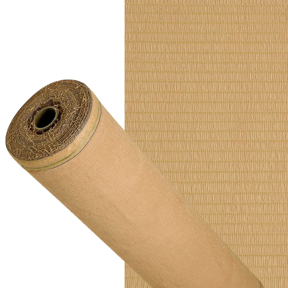Malla Sombreo 90%, Rollo 3 x 50 metros, Mitiga Radiación, Protección Jardín y Terraza, Regula Temperatura, Color Beige