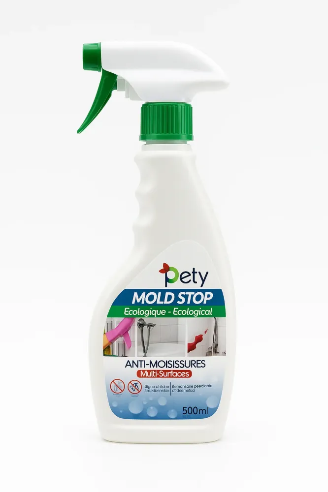 Mold Stop - Spray Anti-Moisissures Multi-Surfaces 500ml Eco-amigable y Biodegradable