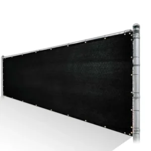 Privacy Fence Screen 85% Shade - Black Malla Fabric