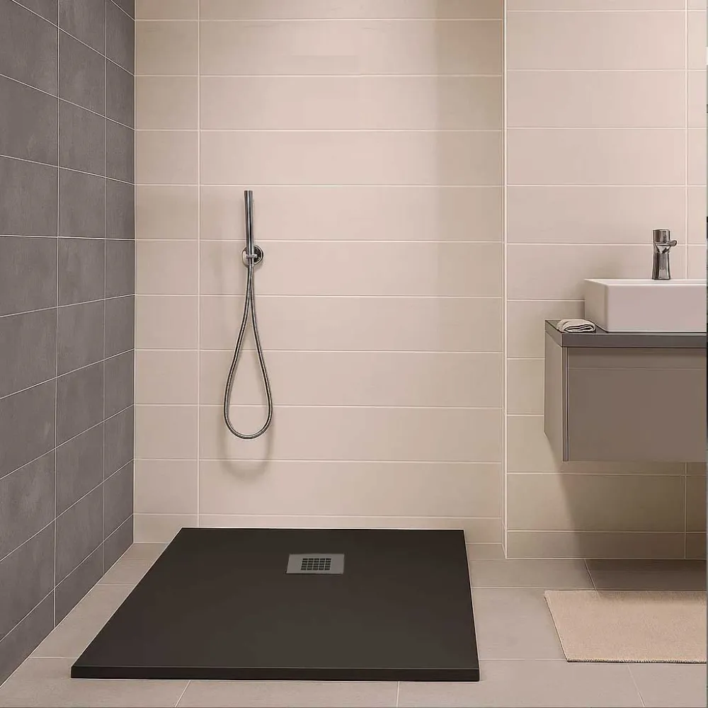 Producto Natural para Piatto doccia qualità Premium De élite Evo 70x200 mineralmarmo colore Antracite superficie Antibatte...
