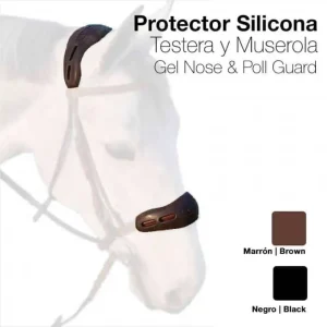 PROTECTOR MUSEROLA & TESTERA AC755 SILICONA con Aplicador Incluido Marron