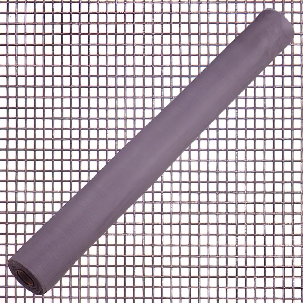 Tela Mosquitera Fibra Vidrio Gris 18x16/120 cm. Rollo 50 metros. con Aplicador Incluido - Listo para Usar