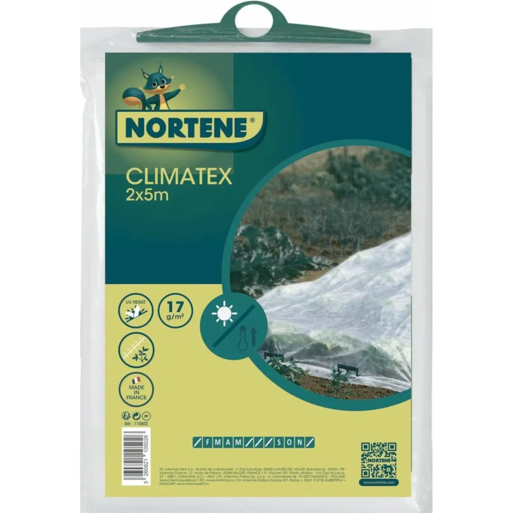 Velo de crecimiento Climatex Nortene 2 x 5 m para Grandes Superficies