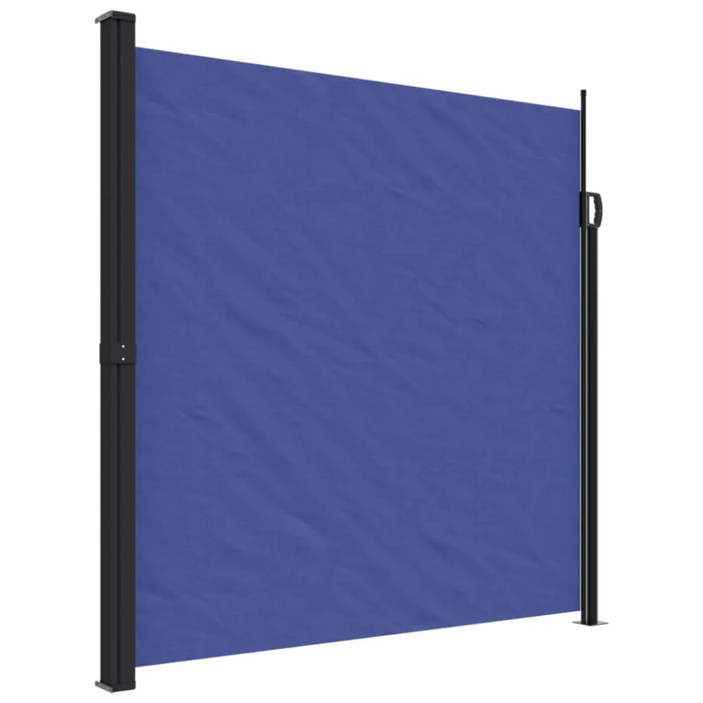 vidaXL toldo lateral retráctil azul 200x300 cm con Aplicador Incluido - Listo para Usar