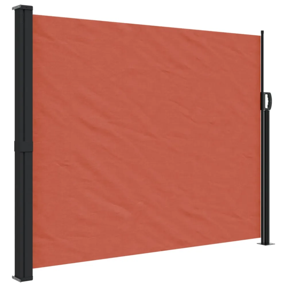 vidaXL toldo lateral retráctil terracota 170x300 cm para Césped