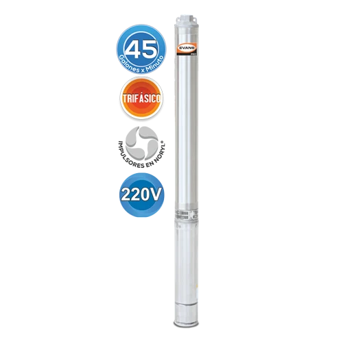 Conector Rápido EQUIPO DE RIEGO SUMERGIBLE TRIFÁSICA 45GPM 3.0HP 220V - SD460ME0300G
