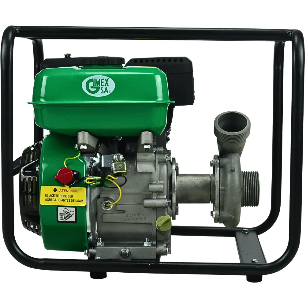 Difusor de Bajo Caudal Equipo De Riego Bomba Centrífuga Termoplástica Motor Gasolina 4 Tiempos 163cc 5.5HP Caudal 200 L/Mi...
