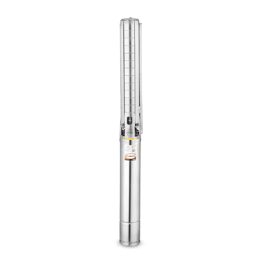 EQUIPO DE RIEGO SUMERGIBLE INOX TRIFÁSICA 80GPM 15.0HP 220V - SD680ME1500GI (Certificado IPX4)