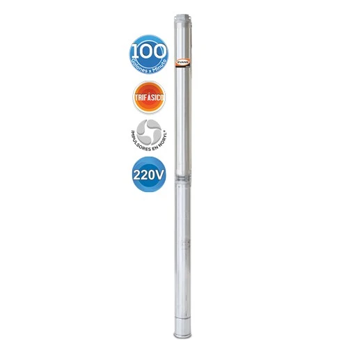 EQUIPO DE RIEGO SUMERGIBLE TRIFÁSICA 100GPM 5.0HP 220V - SD4100ME0500G para Riego Nocturno
