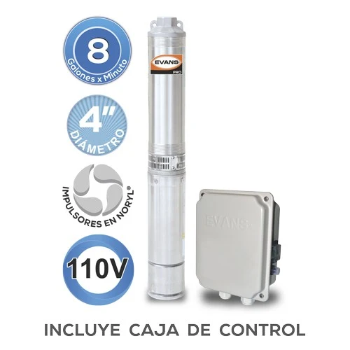Kit de Tubo Exudante EQUIPO DE RIEGO SUMERGIBLE 8GPM 0.5HP 110V - SD410ME050F3