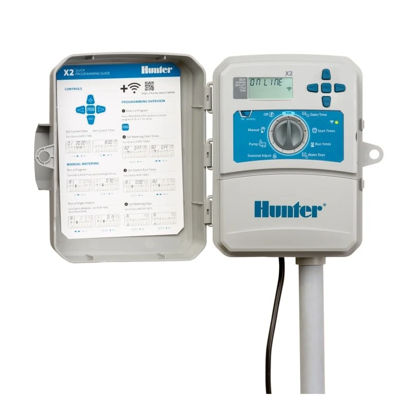 Profesional Certificado Programador Elí©ctrico Hunter X2 Wifi Exterior. De 4 14 Estaciones. - 4 Zonas