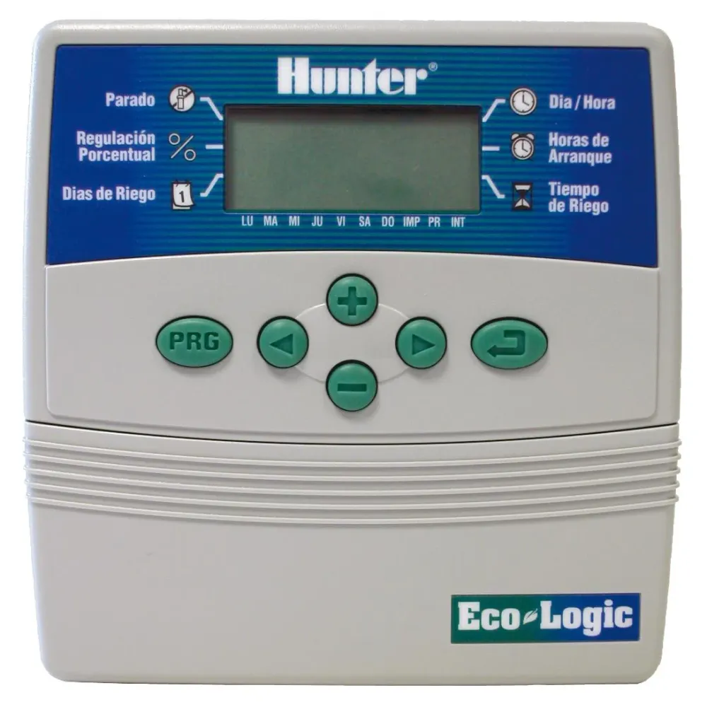 Programador Hunter Ecologic 6 zonas 3p/4r con Garantí de 2 ños