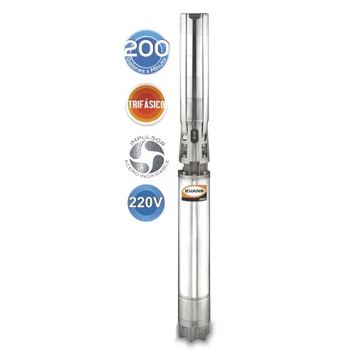 Regulador de Presión EQUIPO DE RIEGO SUMERGIBLE TRIFÁSICO INOX 200GPM 30.0HP 220V - SD6200ME3000GI