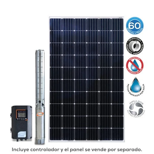 Resistente la Intemperie EQUIPO DE RIEGO SOLAR 250LPM - SOLAR-MASTER250