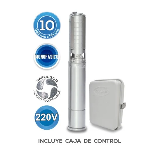 Válvula Solenoide EQUIPO DE RIEGO SUMERGIBLE INOX 10GPM 3.0HP 220V - SD410ME300G3I