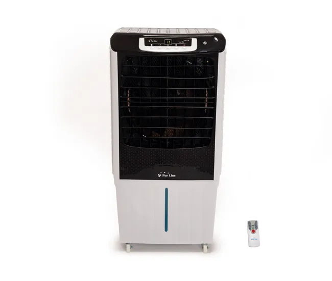 Climatizador evaporativo con un panel LED de control digitalizado con 3 velocidades, temporizador y oscilación automática...