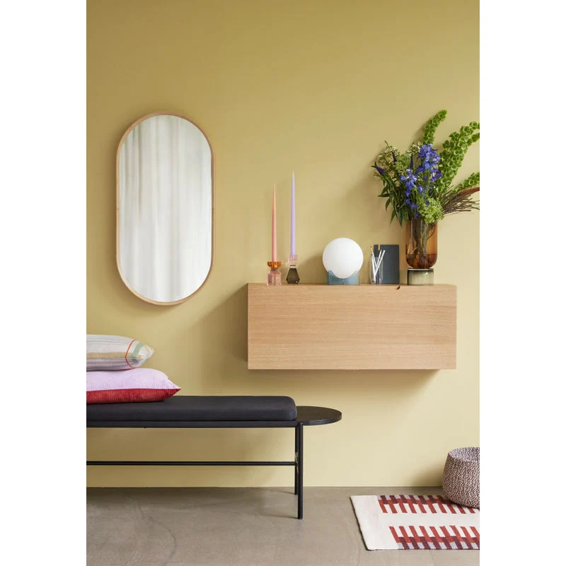 Hübsch Moon, lámpara de sobremesa azul/blanco con Montaje en Pared