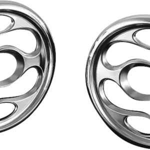 Kuryakyn Flame Speaker Grills Cromo
