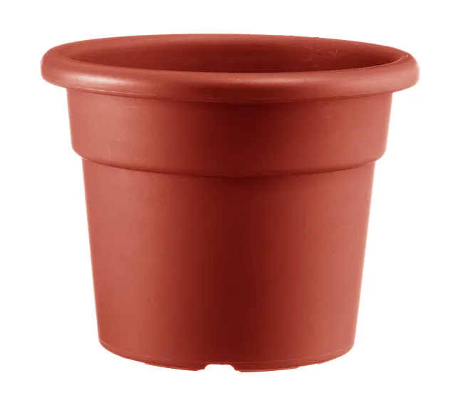 Maceta Cilíndrica Ø Cm 35 terracota con Registro Histórico
