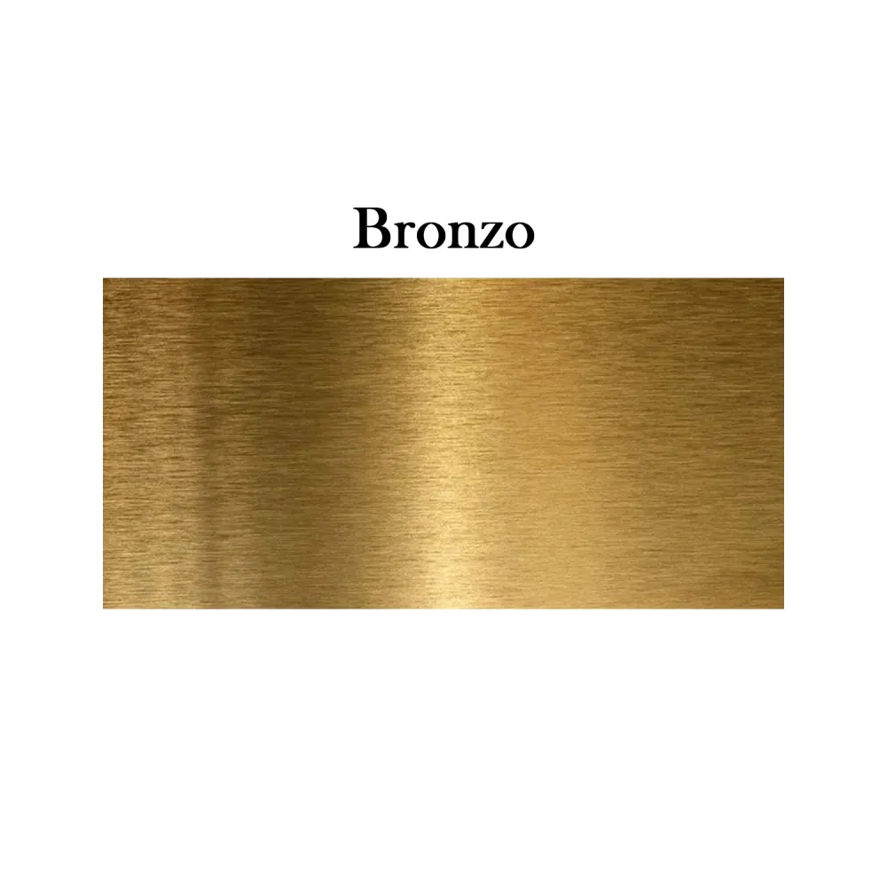 Termostático ducha exterior cuadrado con desviador bronce | Impermeable | Resistente UV