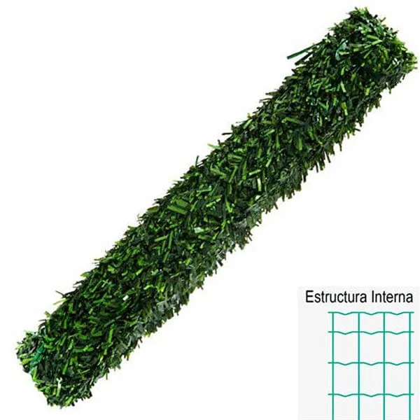 Seto artificial Saturnia en rollo verde bicolor 1,5x3 m