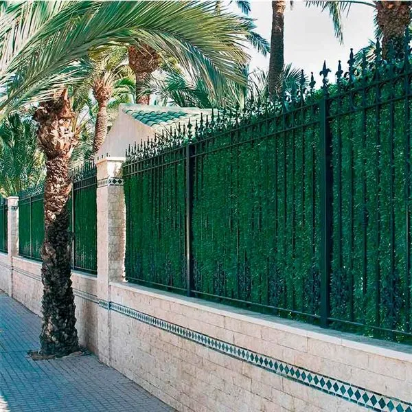 Seto artificial Saturnia en rollo verde bicolor 2x3 m