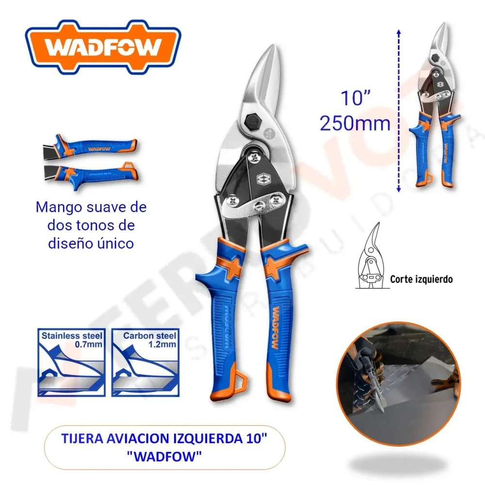 Podadora de Bypass para Setos TIJERA AVIACION IZQUIERDA 10" "WADFOW"