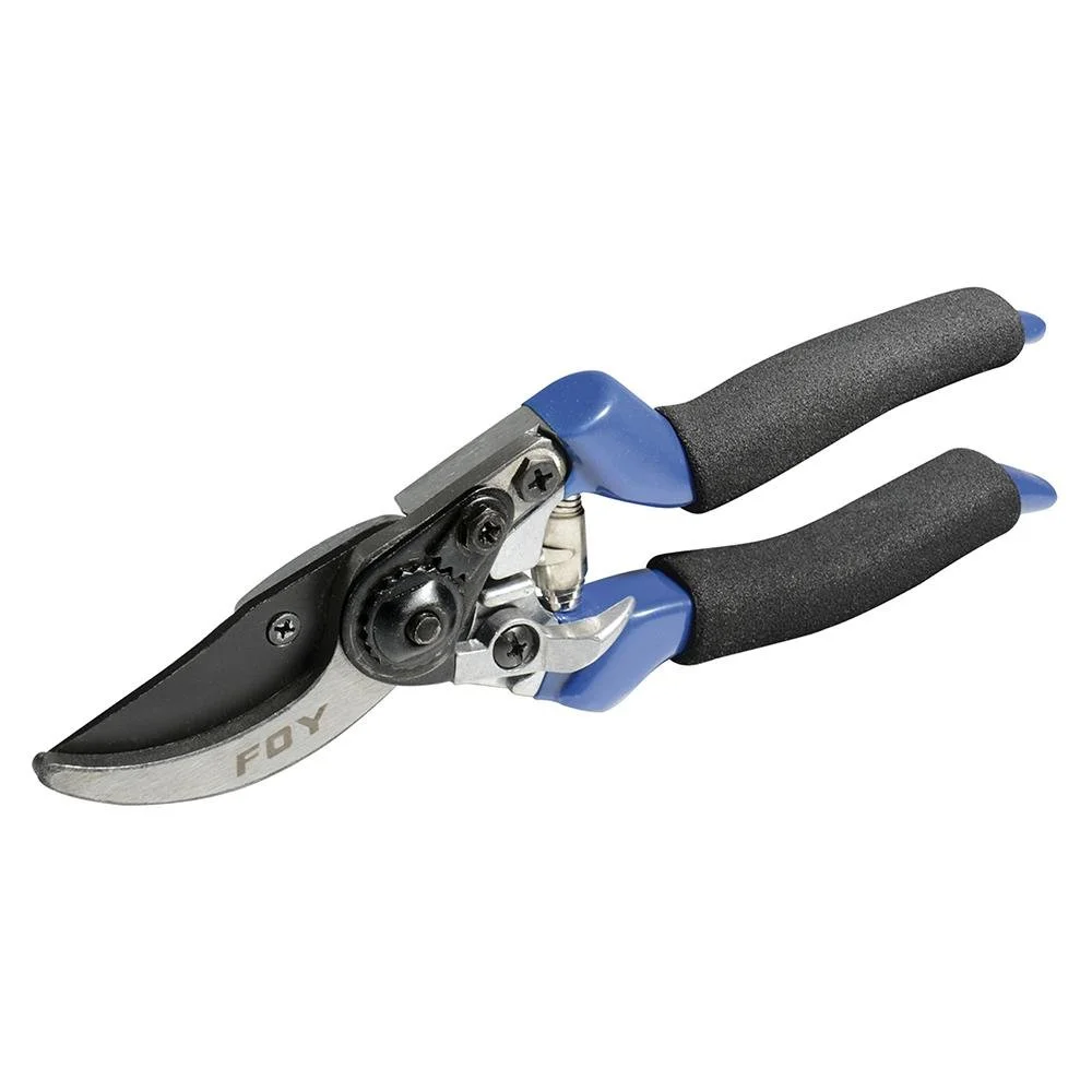 Rastrillo de Mano para Hojas Tijera para poda una mano para ramas verdes 8 1/2" foy.