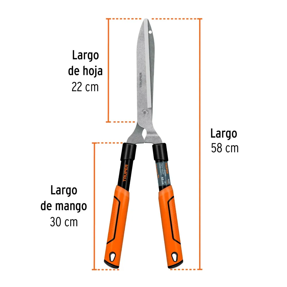 Tijera para poda, Clásico, 55 cm, mango tubular