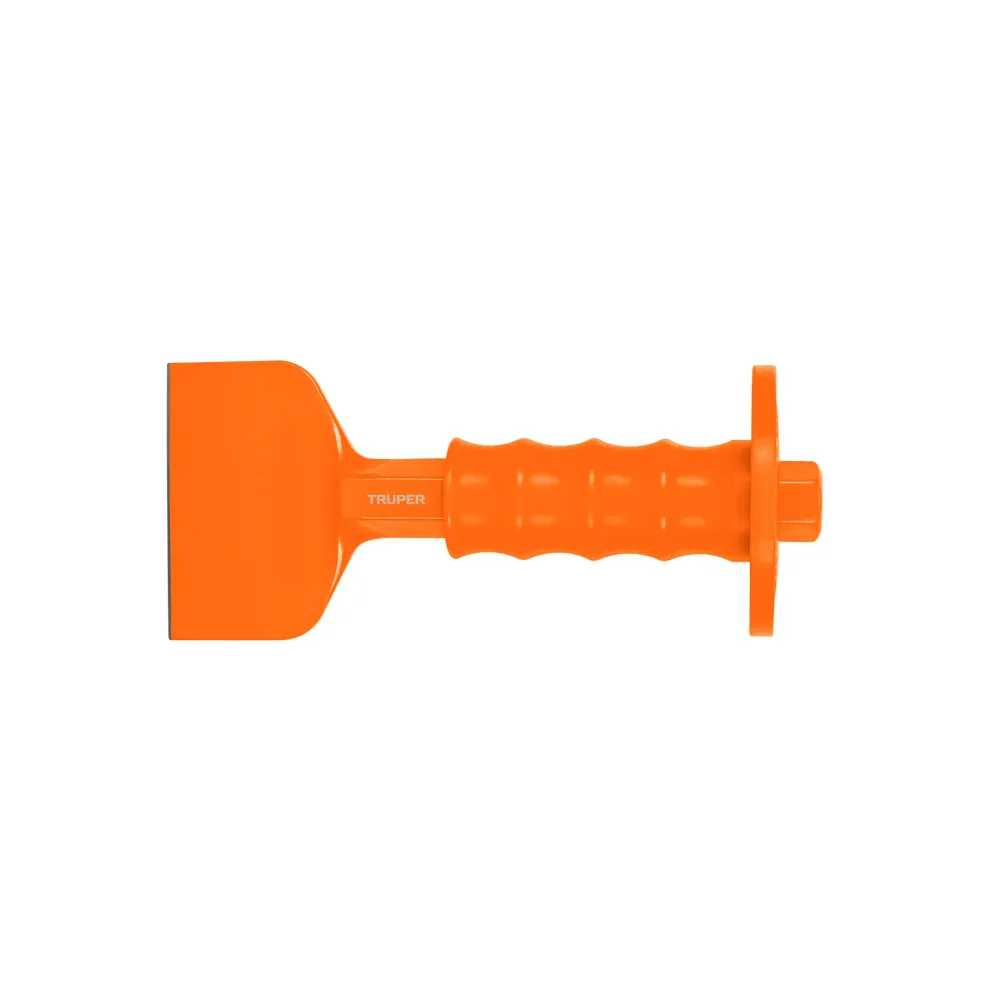 Azada de Mango Corto Cincel Ladrillero 3-1/2 X 8" Con Grip, Truper 12193