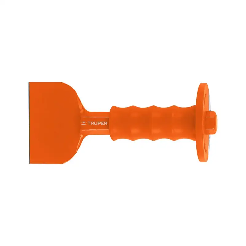 Desplantador de Malezas Cincel ladrillero 3 1/2 x 8" con grip, truper