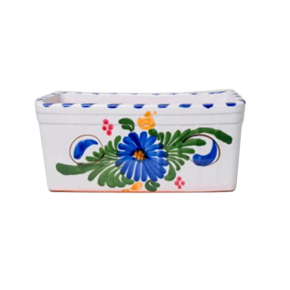 Profesional para Exteriores JARDINERA CERAMICA FLOR 50x13 CM