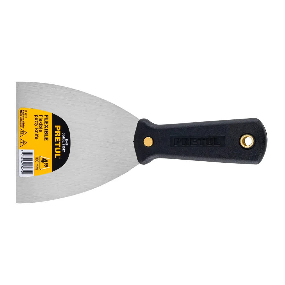 Espátula Adaptable 4" Con Mango De Plástico, Pretul 21517