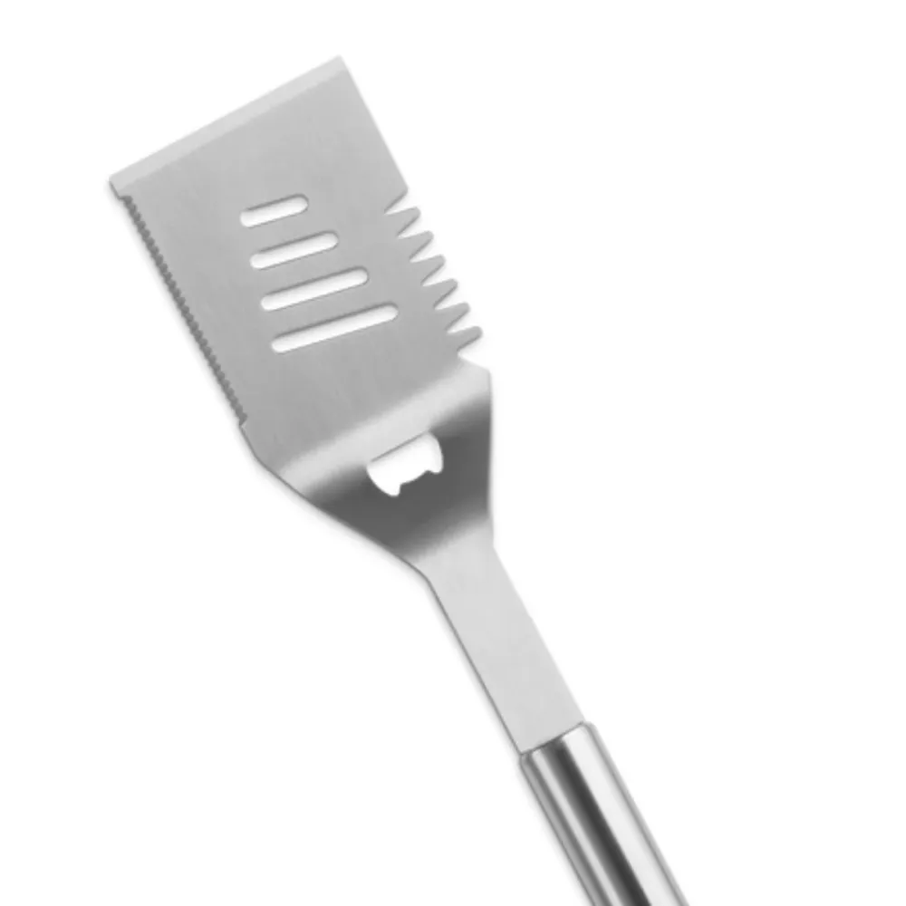 Espátula ranurada acero inox para barbacoa BBQ Outdoor Le Creuset