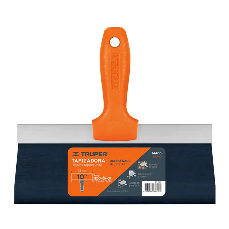 Espátula tapizadora de 10" acero al medio carbono, truper