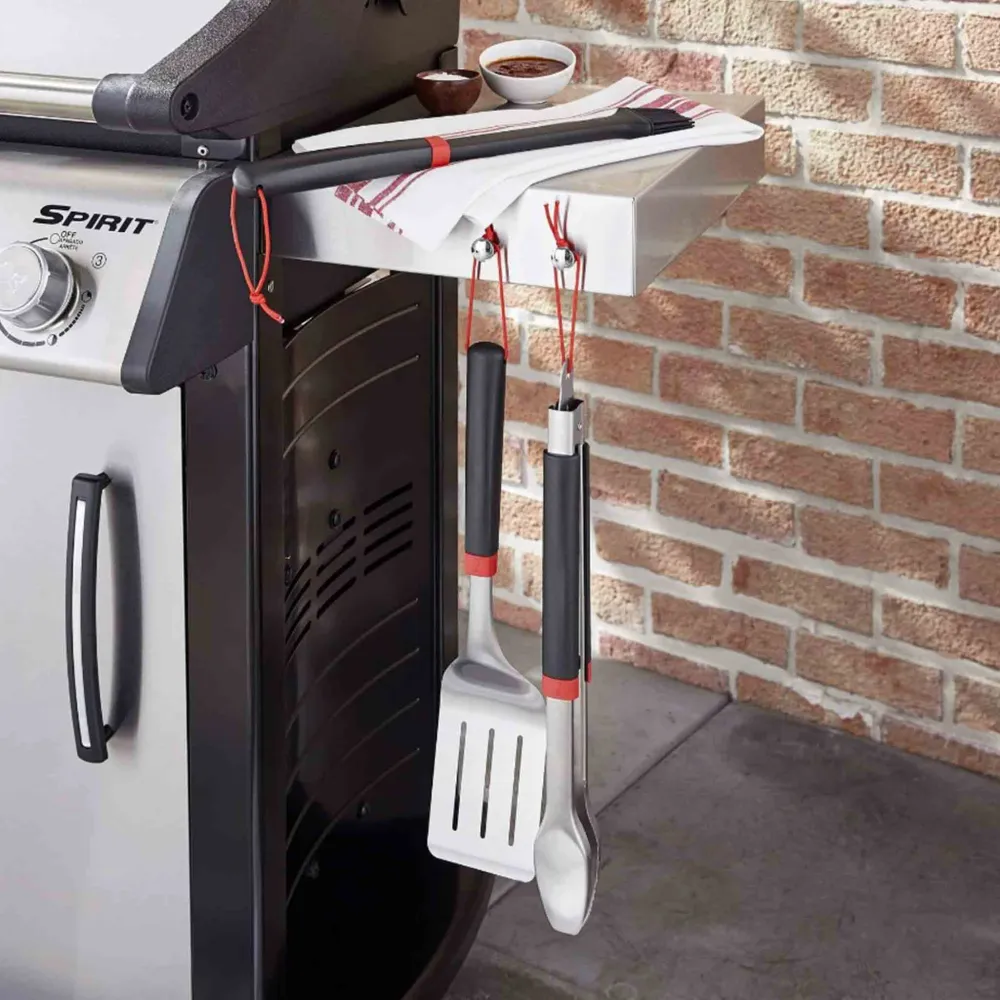 Espátula Weber Acero Inoxidable Parrilla BBQ Profesional