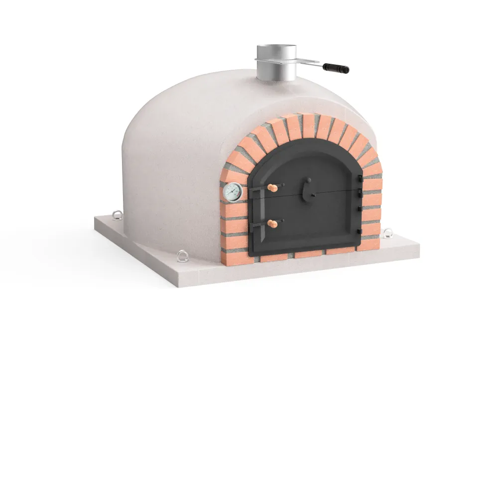 Horno de leñ exterior de obra modelo gran canária blanco - 120x120x65cm