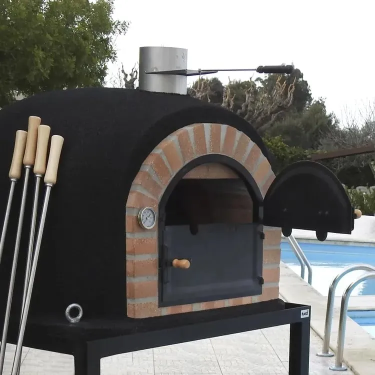 Horno de leñ exterior de obra modelo gran canária blanco - 120x120x65cm