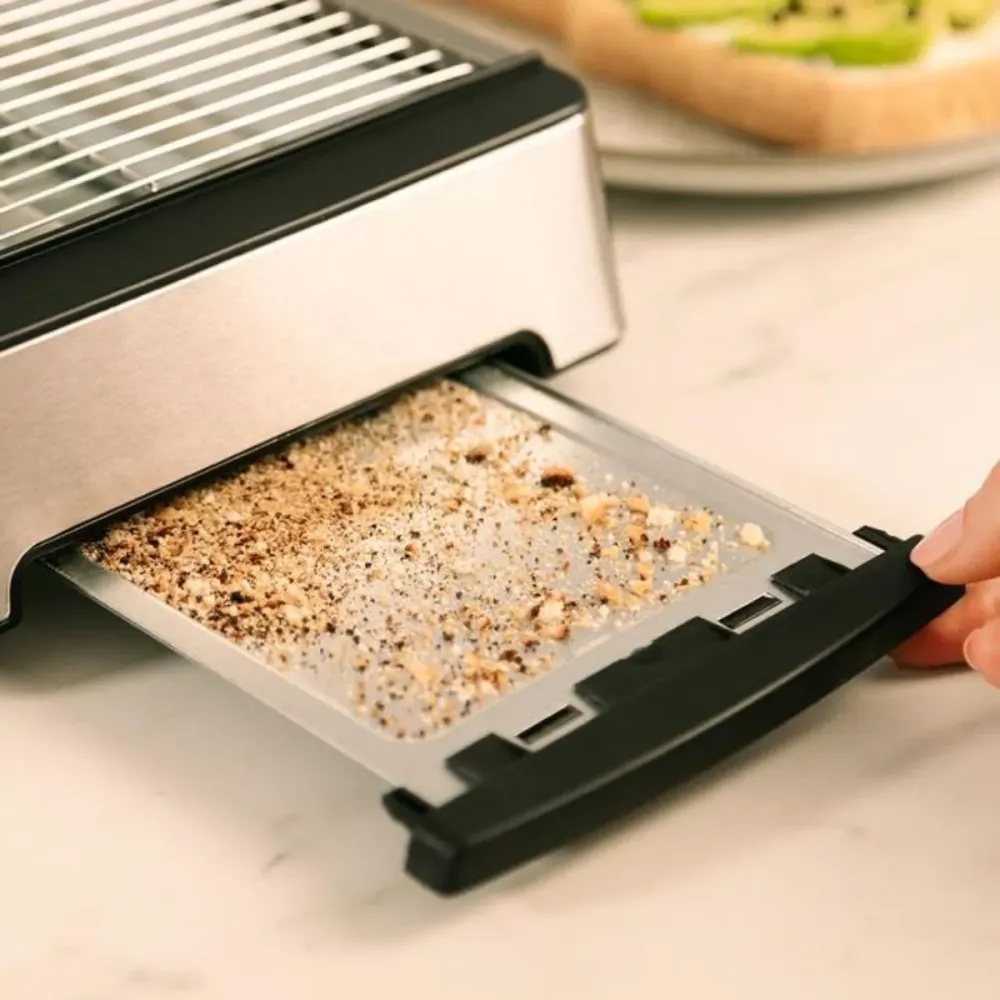 Tostador horizontal Cecotec NiceSlice Inox 1000W control mecánico