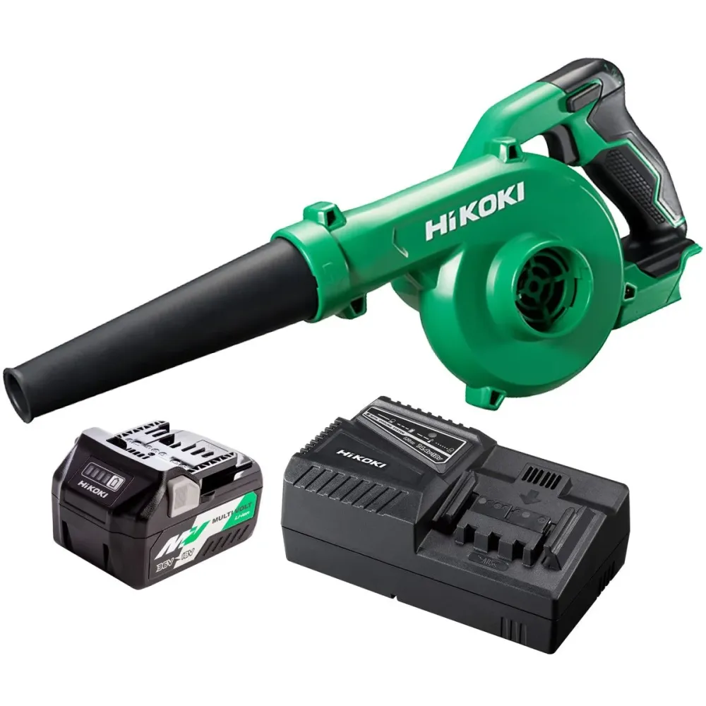Hikoki RB18DCW4Z 18V Blower 1 x 2.5Ah/5.0Ah Battery & Charger