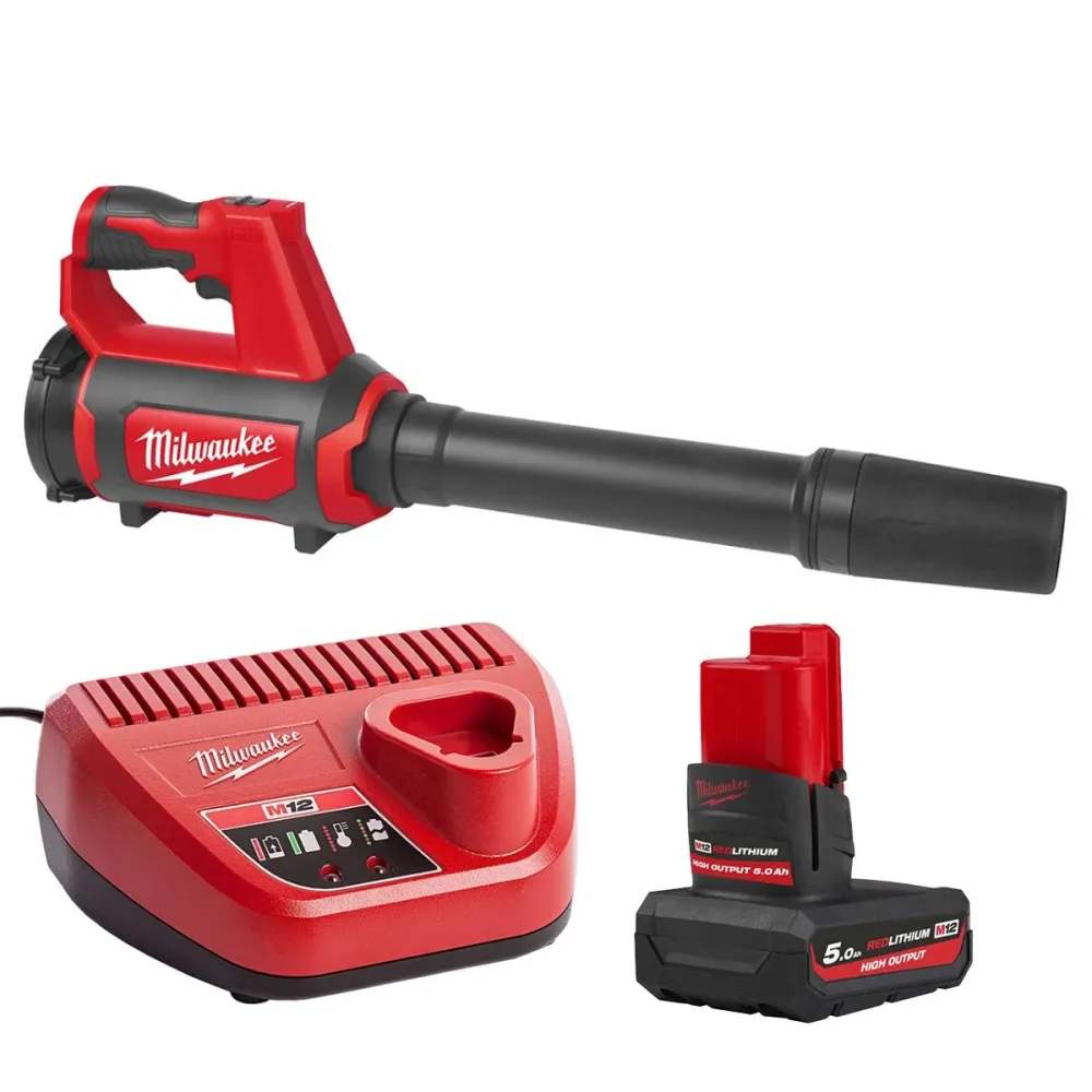 Milwaukee M12BBL-0 12V Blower 5.0Ah Battery & Charger