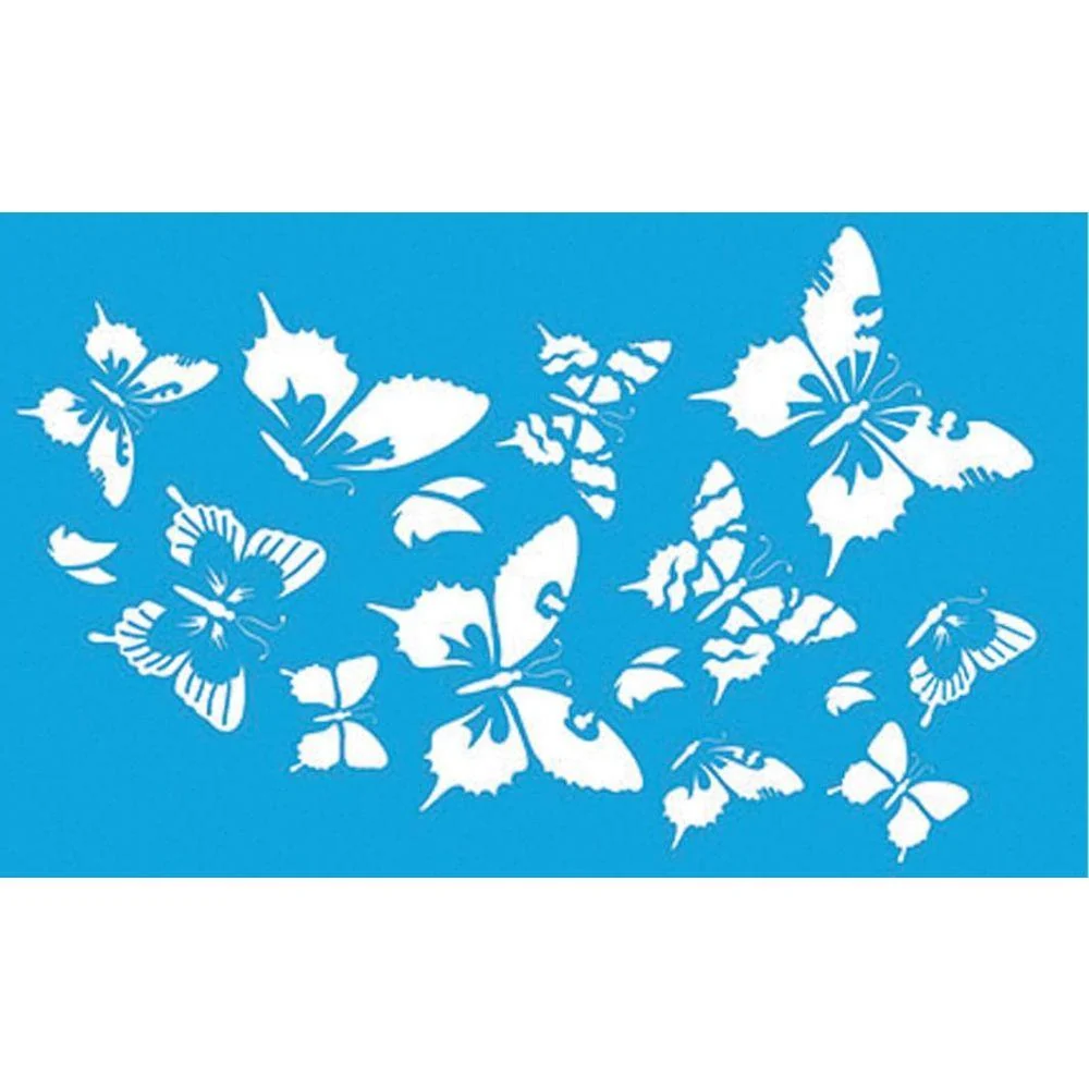 artis decor Plantilla 21x34,4cm ST-008 mariposas | Material Reciclado |