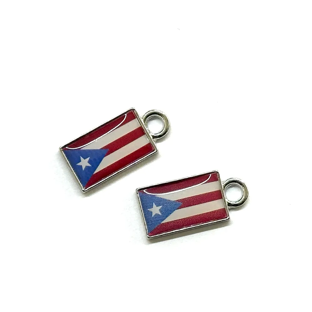 Bandera de Puerto Rico, Aleación, Charm/Pendant