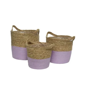 Cesta ELICA color lila talla S con Tratamiento Antihumedad