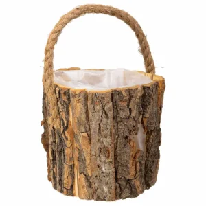 Cesto de madera marrón d13x13 de 1.8m de Altura
